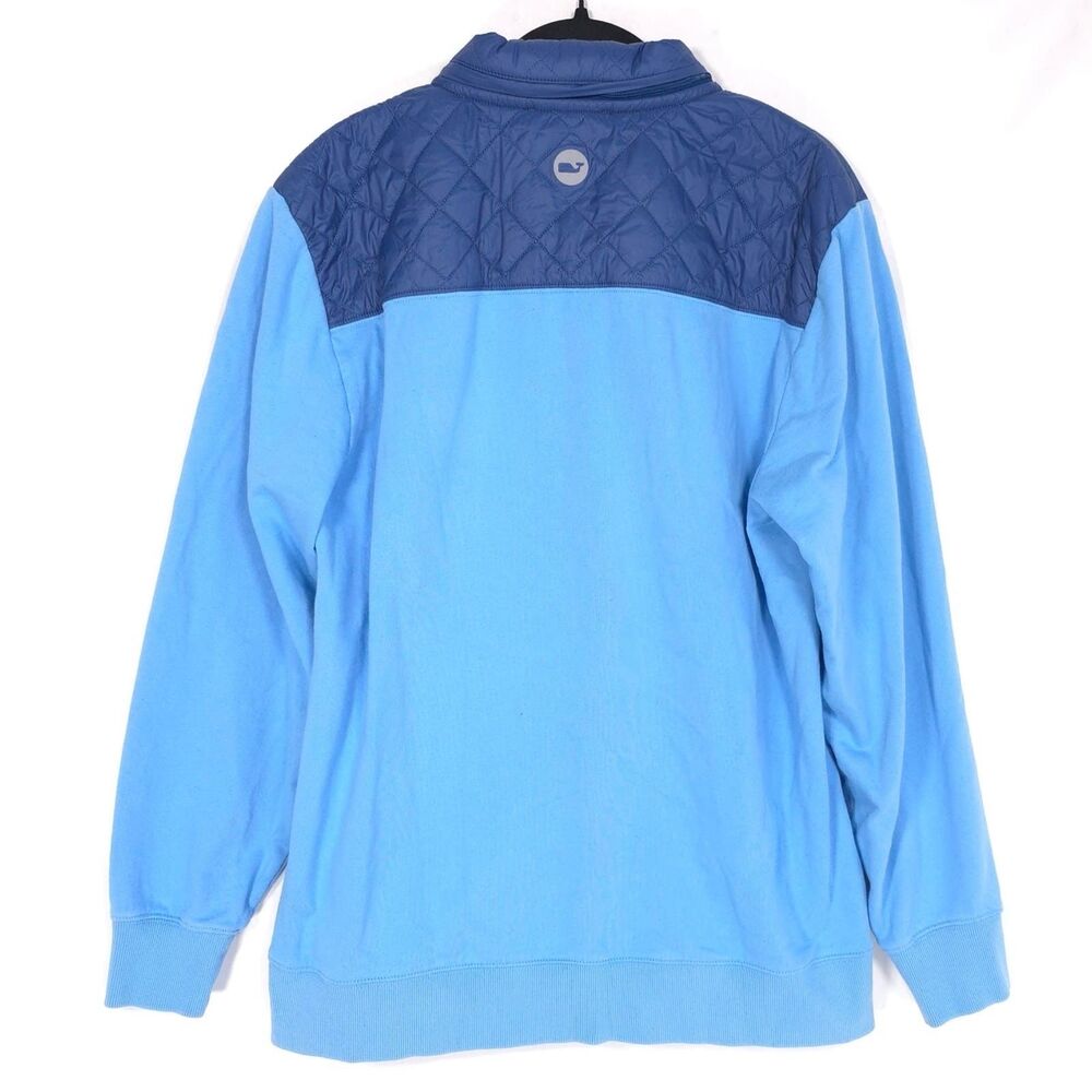 Vineyard Vines Performance MEDIUM Snap Shep Ian Men’s Shirt Blue‎ Ocean Breeze - Picture 6 of 13